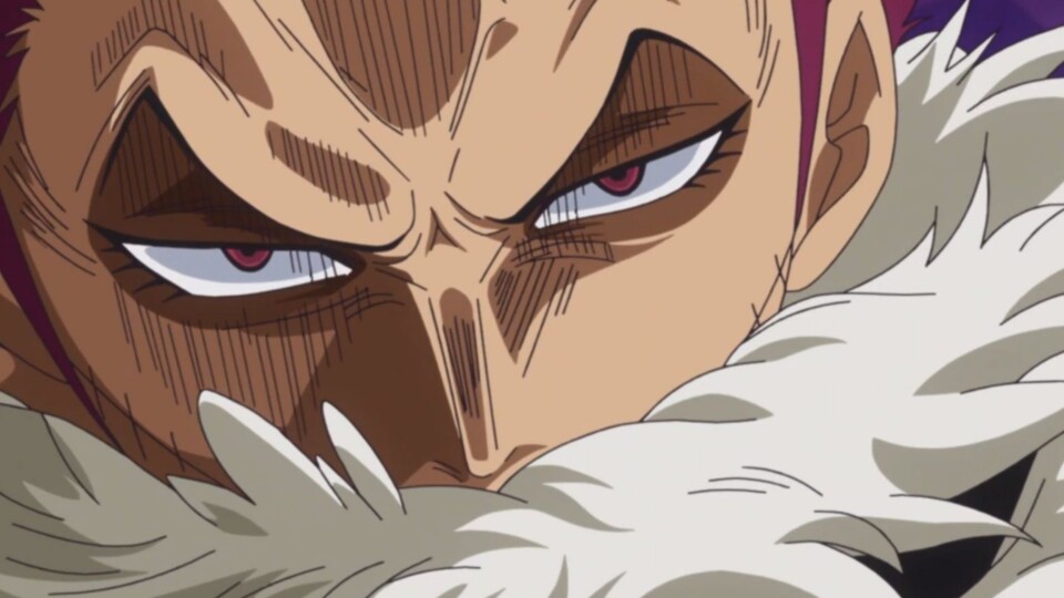 Ein weiterer mächtiger Kämpfer mit Zukunftsblick und fortgeschrittenem Observationshaki betritt die Bühne. (Bild: © Eiichiro Oda, Shueisha Toei Animation)