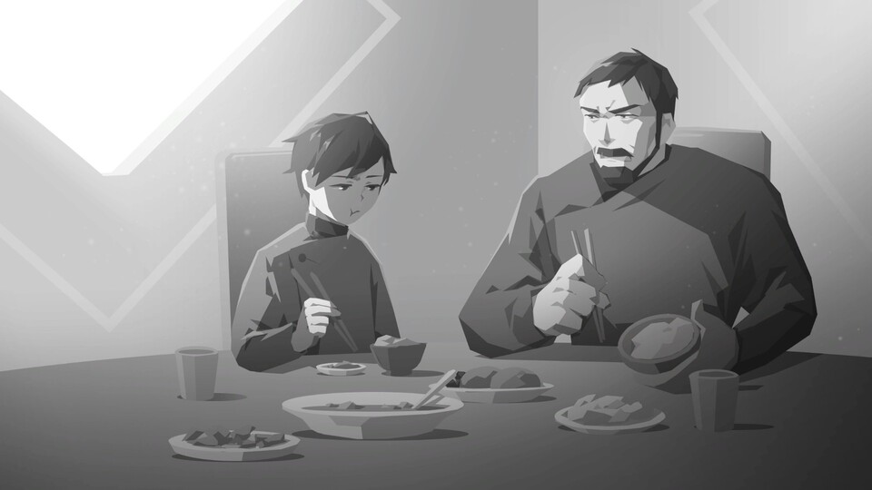 Für Jun war Kay seine einzige Familie, die er um alles in der Welt beschützen wollte. (© SIGONO Inc.)