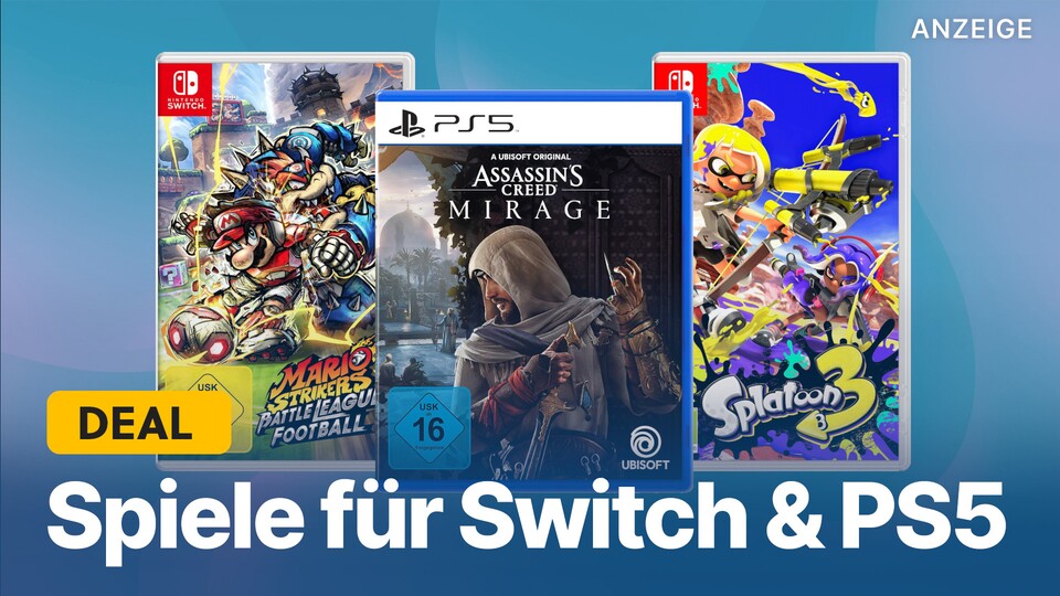 Der Weihnachts-Sale bei Otto bietet neben vielen weiteren Angeboten auch einige günstige Spiele für PS5, Switch und Xbox.