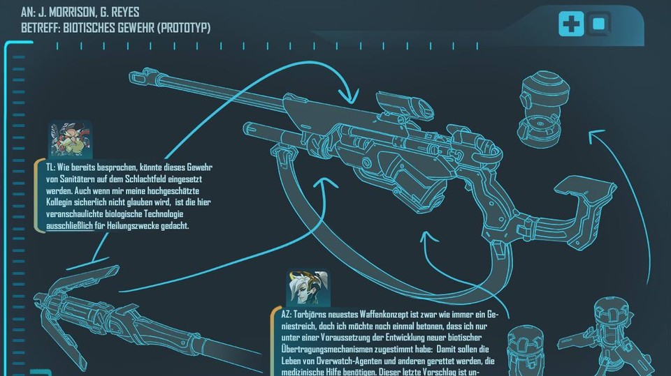 Bliizard hat ein Bild zu Overwatch veröffentlicht, auf dem eine noch unbekannte Waffe zu sehen ist. Das könnte das Scharfschützengewehr des nächsten Helden werden.