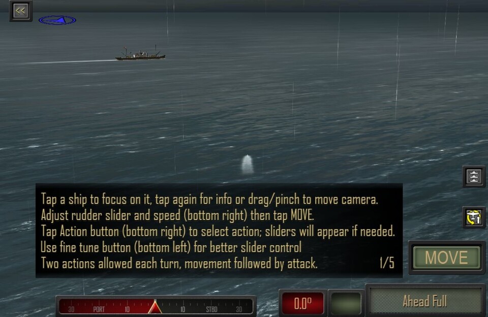 Pacific Fleet: Das Tutorial ist für die Grundlagen bereits sehr dürftig. Viele wichtige Sachen lernt der Spieler nur durch Versuch und Fehler.