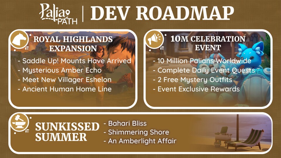 Hier seht ihr die offizielle Palia-Roadmap für den Sommer 2026.