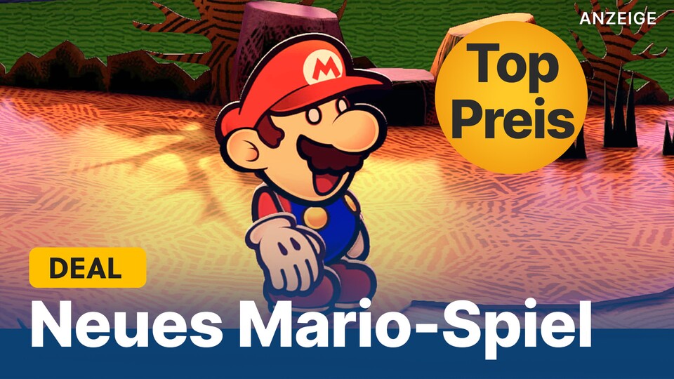 Da staunt selbst Mario: Das neue Paper Mario für Switch könnt ihr euch jetzt schon mit Rabatt und einer kostenlosen Zugabe sichern.