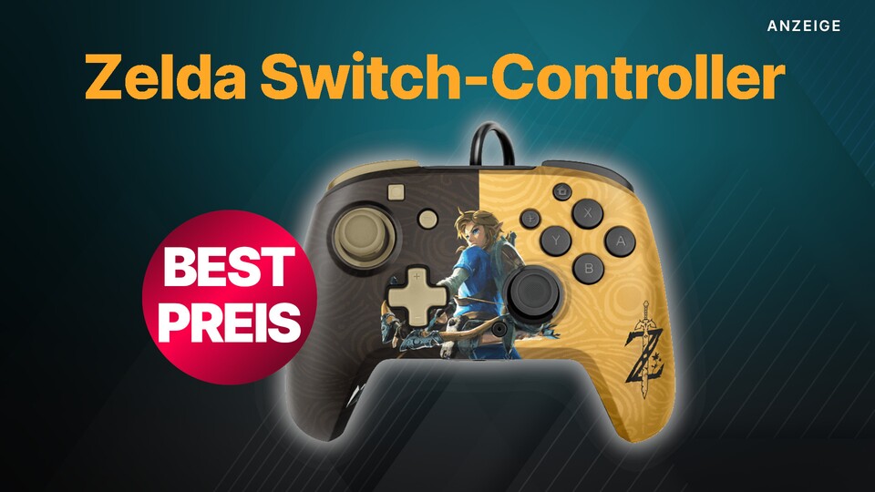 Den schicken PDP Zelda-Controller für Nintendo Switch gibt es jetzt bei Amazon, MediaMarkt und Saturn im Angebot.