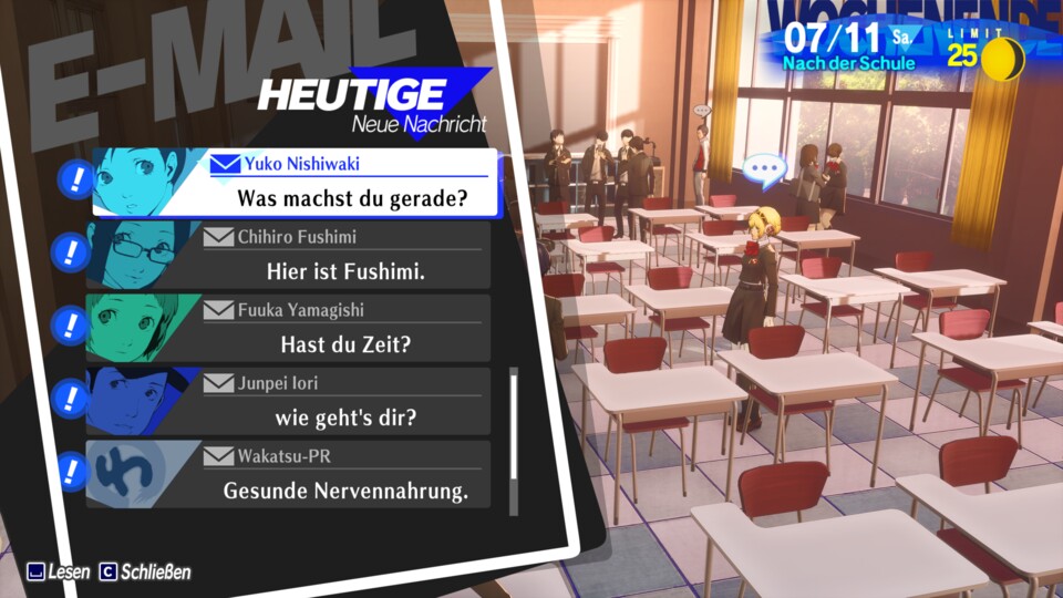 Auch im Remake von Persona 3 schlüpft ihr wieder in die Rolle eines japanischen Schülers.
