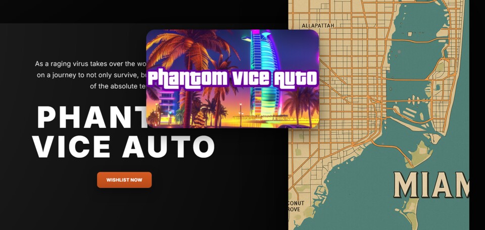 Spielt Phantom Vice Auto in Miami oder Vice City, Leonida? Man Vice es nicht. Aber Grafikdesign ist hier Leidenschaft.