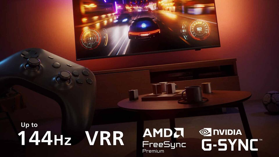 120 Hz, HDMI 2.1 und G-Sync-Kompatibilität machen den Philips Ambilight TV für anspruchsvolle Konsolen- und PC-Spieler ziemlich interessant.