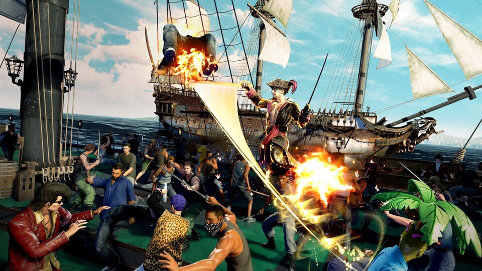 Nicht nur mit Kanonen, sondern auch im Nahkampf teilt Goro ordentlich aus.