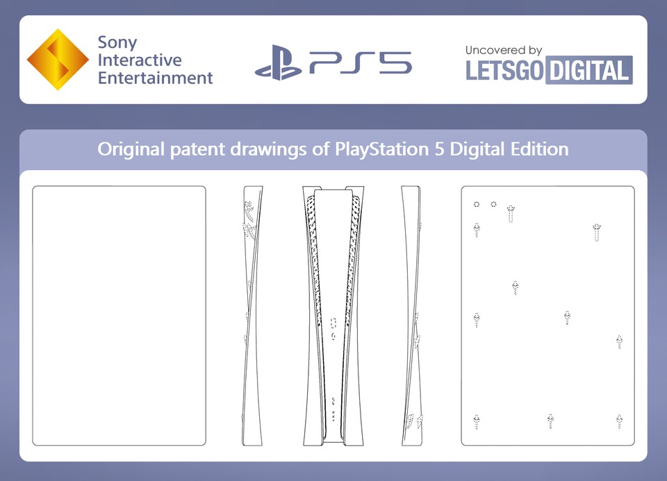 Das Patent zur PlayStation 5 Digital Edition.