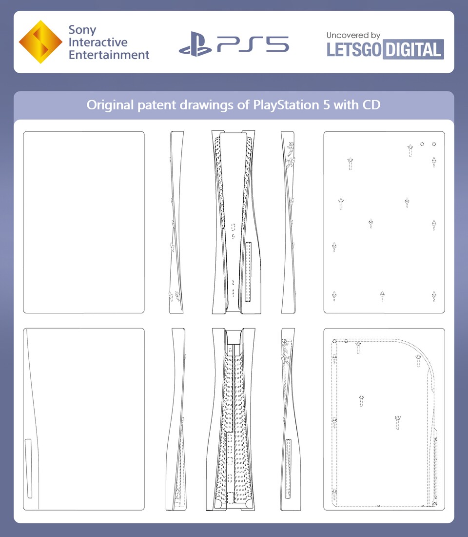 Das Patent zur PlayStation 5 Disc Edition.