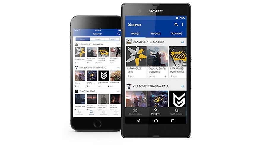 Die neue PlayStation Communities-App