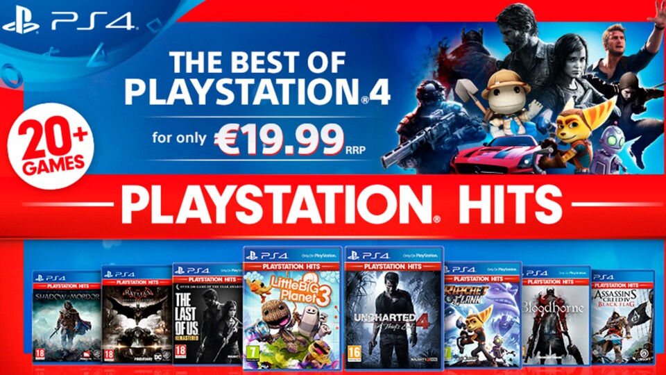 PlayStation Hits ist eine neue Budget-Reihe für PS4-Spiele.