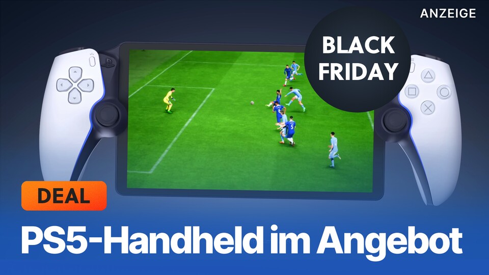 Neben PS5-Konsolen, -Spielen und -Controllern gibt es jetzt auch den PS5-handheld PlayStation Portal günstiger.