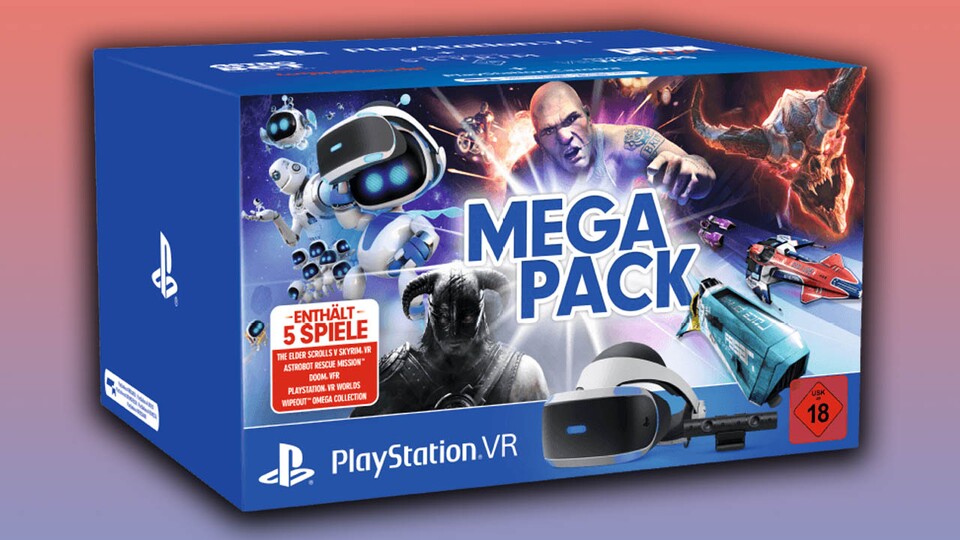 Mit dem PlayStation VR Megapack erhaltet ihr direkt fünf VR-Spiele.