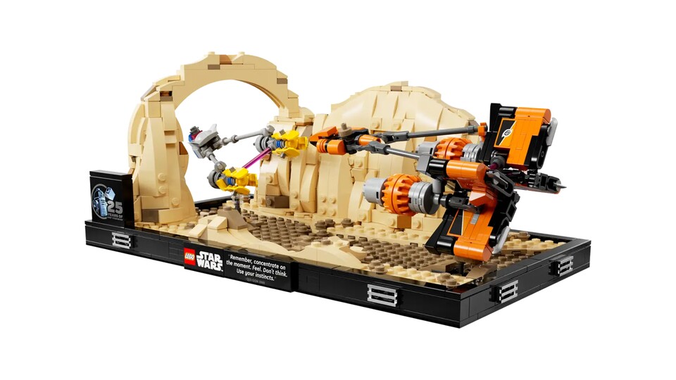 Podrennen in Mos Espa – Diorama (Quelle: Lego.com)