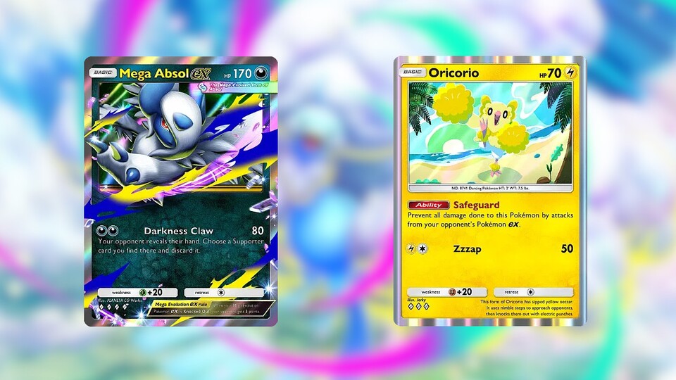 Mit Mega Absol könnt ihr euren Gegner ärgern und seine Unterstützer-Karten wegschmeißen.
