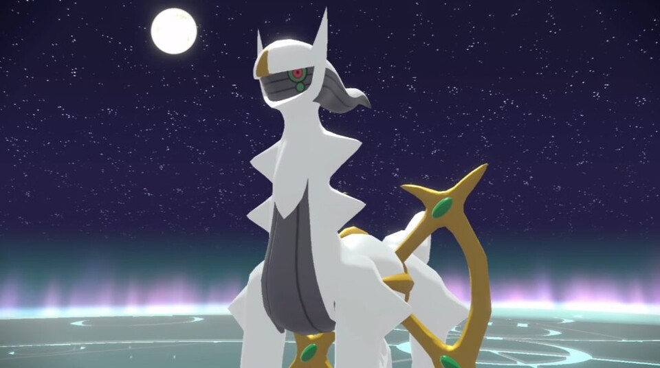 Arceus ist der Schöpfer der Pokémon Welt – mit ihm habt ihr also einen waschechten Gott in eurem Team.