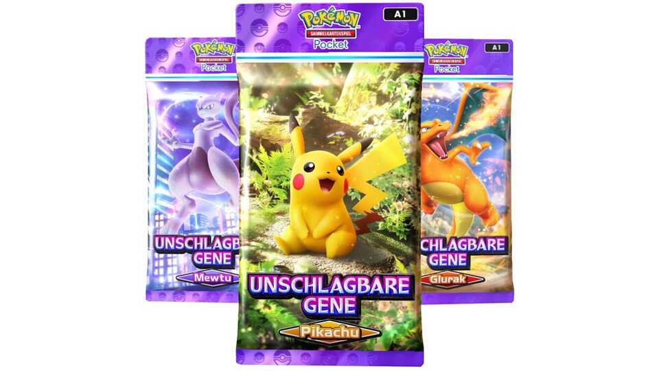 Hier die drei Packs, aus denen ihr die 150 Karten der Kanto-Region bekommt.