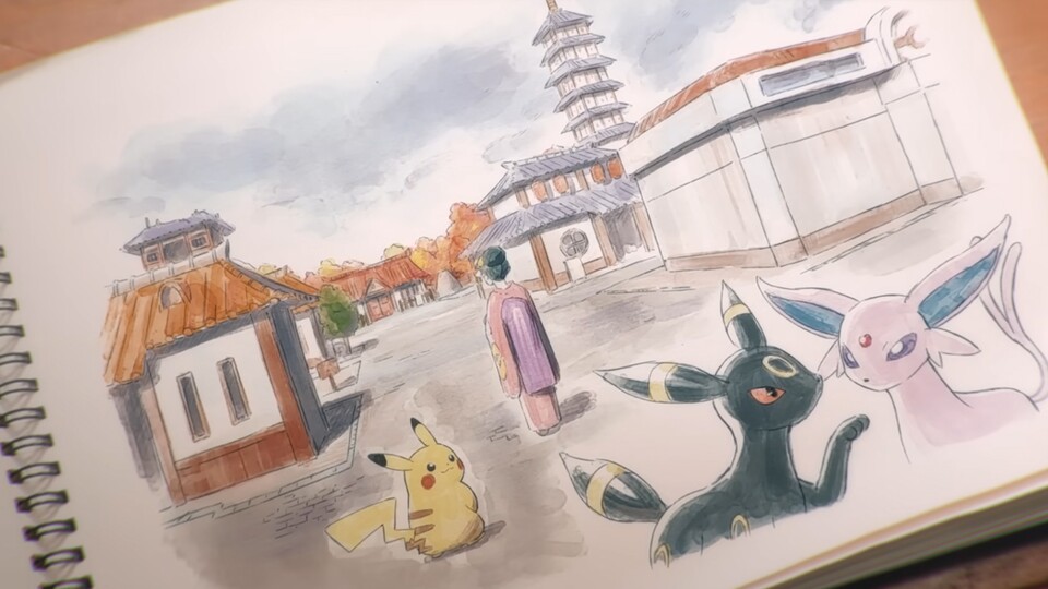 Im MMO soll es ein Wiedersehen mit einigen Regionen aus älteren Spielen geben. Dieses Bild hier stammt allerdings aus dem Pokémon WindWelle-Trailer.