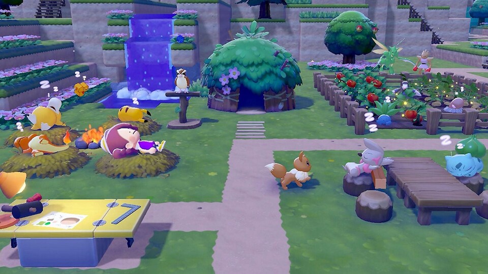 Auch die Außenbereiche könnt ihr frei nach herzenslust gestalten!