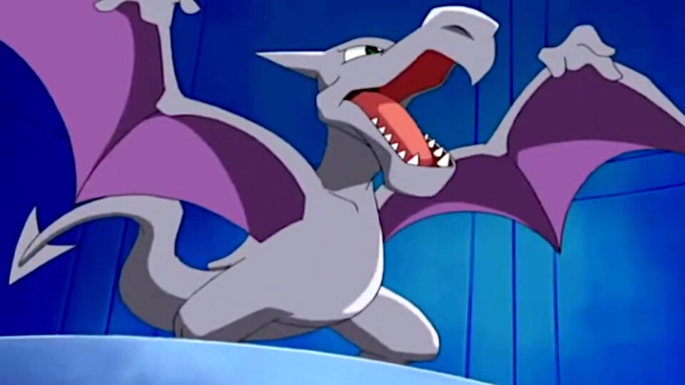 Aerodactyl ist der Star der Stunde, nachdem es Mewtu-ex geschickt aus dem Spiel befördert hat.