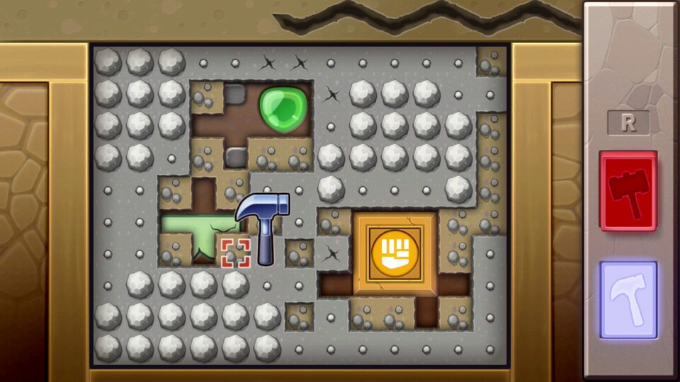 Das Mining-Minispiel im Untergrund funktioniert im Grunde genauso wie in den Original-Teilen.