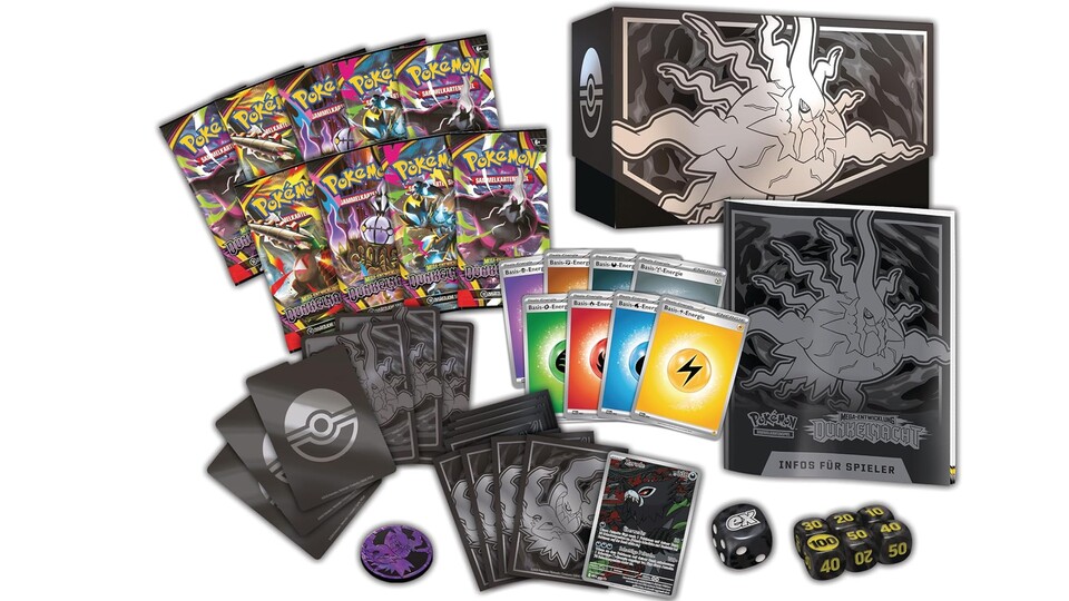 Mega-Darkrai ziert auch das Cover der neuen Top-Trainer-Box.