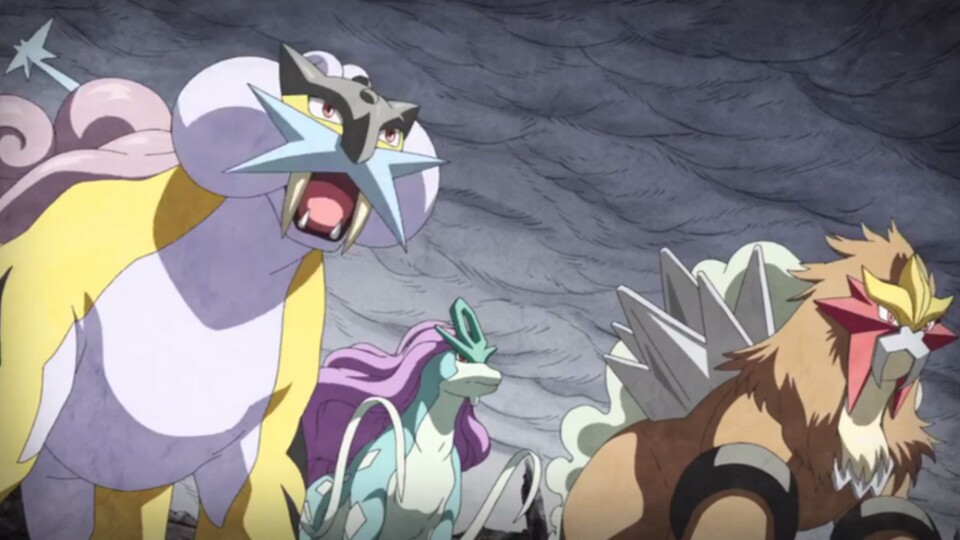 Entei, Raikou und Suicune gehören mit zu den besten legendären Pokémon!