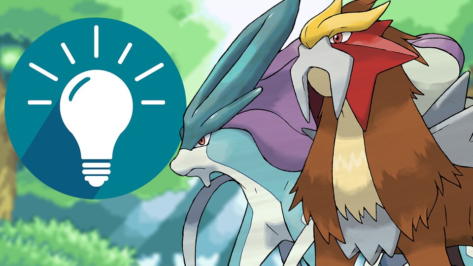 So bekommt ihr Suicune, Raikou oder Entei in Pokémon Feuerrot und Blattgrün.