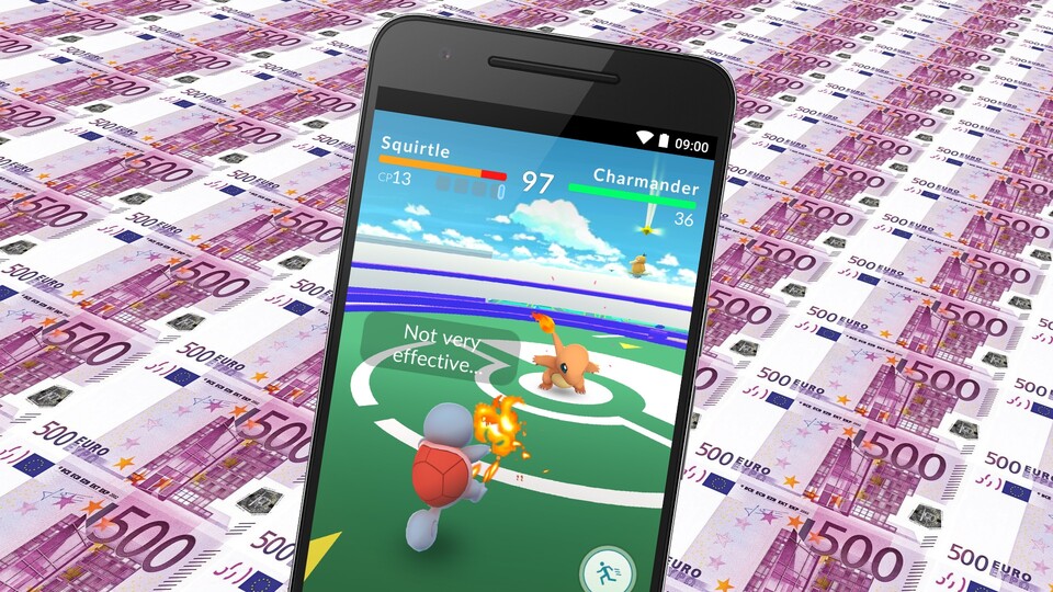 Pokémon GO generiert offenbar über 144.000 US-Dollar Umsatz in der Stunde. 