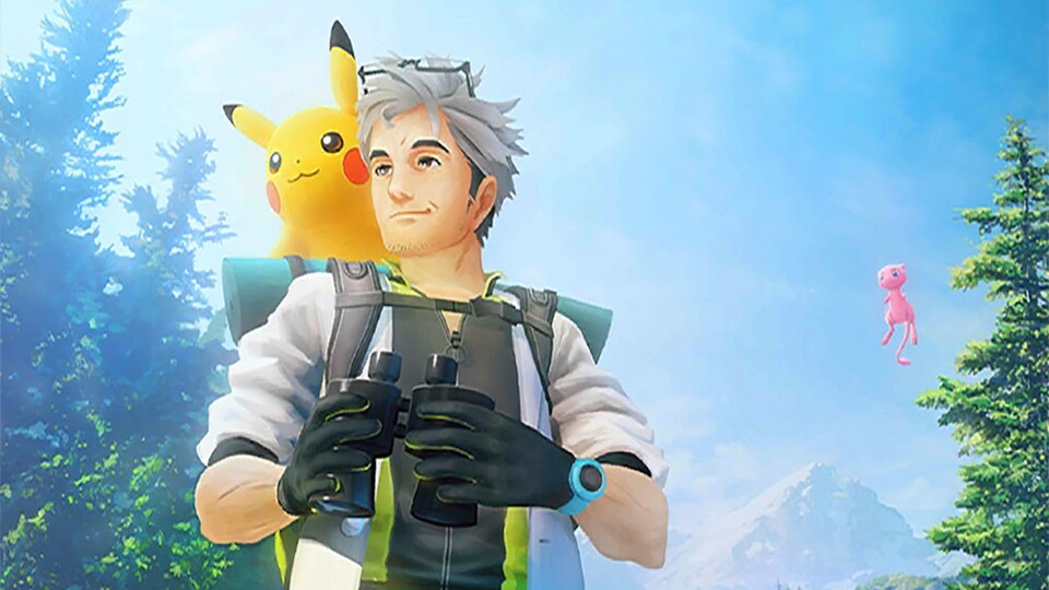 Pokémon GO - Professor Willow und Pikachu zieren den neuen Ladebildschirm.