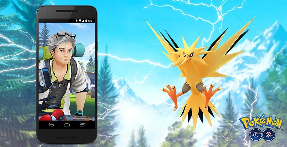 Pokémon GO: Neue Feldforschungen mit Zapdos