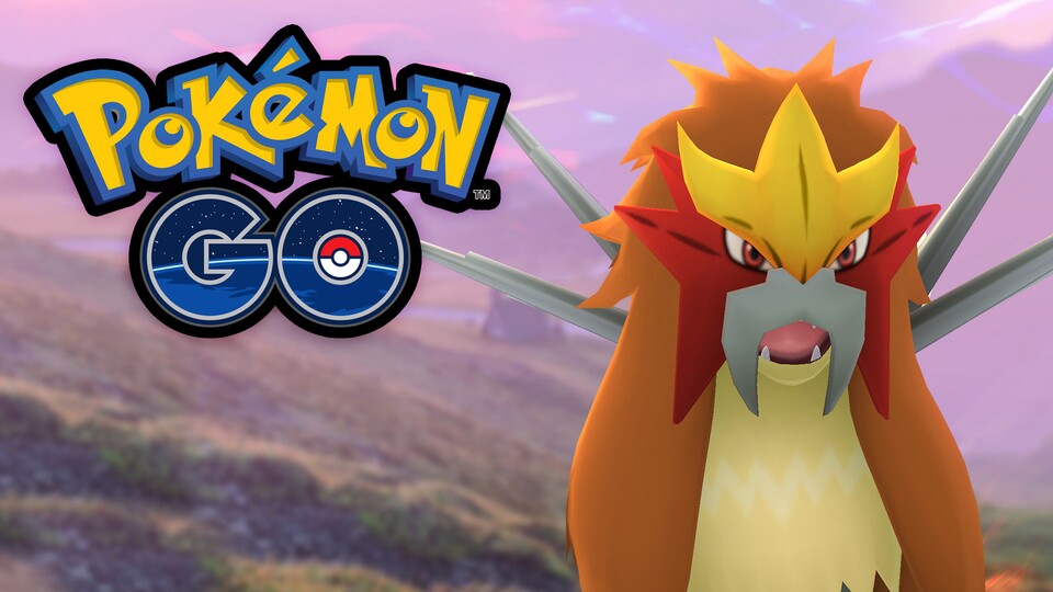 Pokémon GO-Spieler erwartet ein Raid-Tag mit Entei.