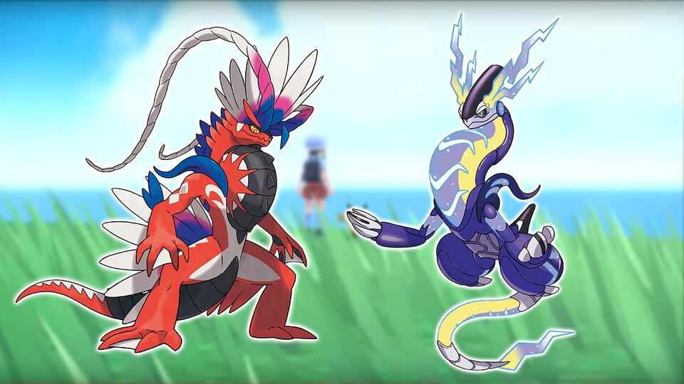 Die beiden Legendarys in Pokémon Karmesin und Purpur könnten in Wetterennen als fahrbarer Untersatz dienen.