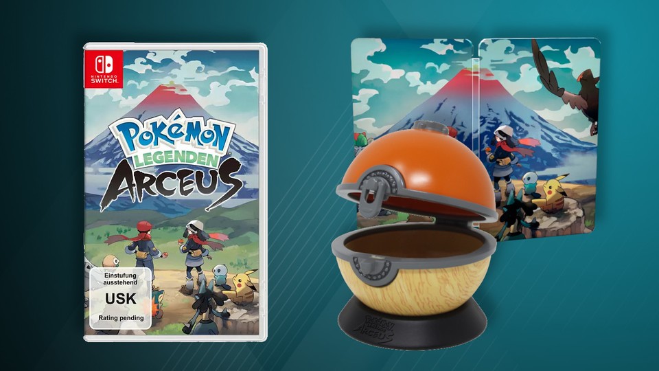 Bei Otto, Saturn und MediaMarkt könnt ihr euch jetzt Vorbestellerboni für Pokémon Legenden: Arceus sichern.