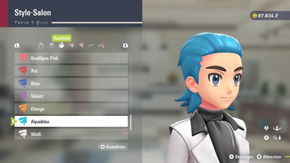Als Belohnung bekommt ihr neue Haarfarben.