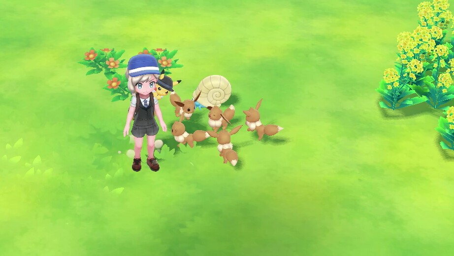 Zu Let's Go geschickte Pokémon könnt ihr im Park besuchen.