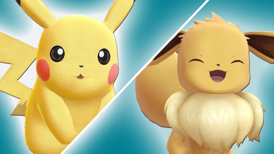 Pokémon: Let's Go Pikachu und Evoli Pikachu vs Evoli