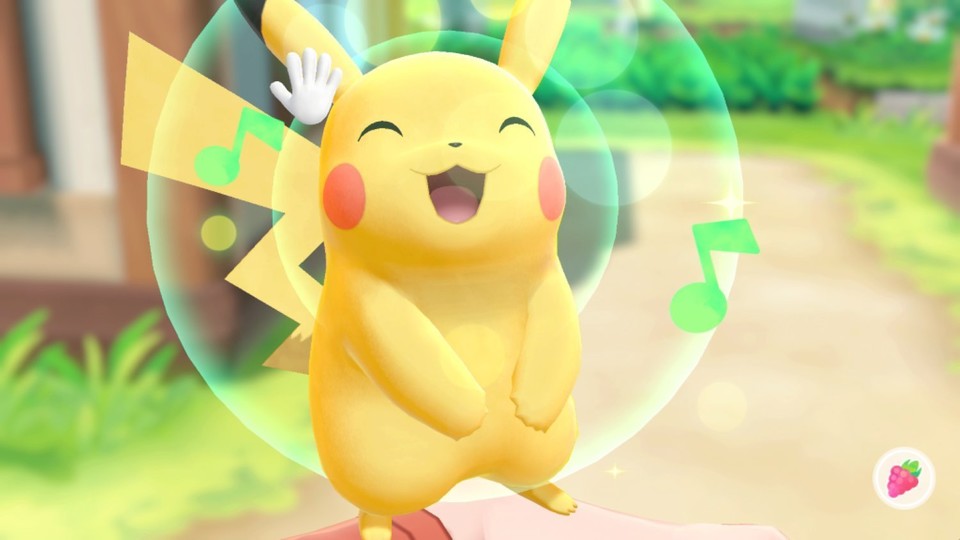 Pokémon: Let`s Go in der Pikachu-Edition.