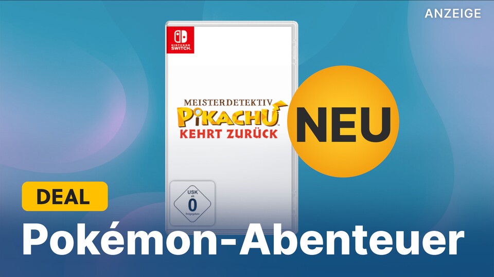 Das Pokémon-Spiel Meisterdetektiv Pikachu kehrt zurück könnt ihr jetzt für Nintendo Switch vorbestellen. Das derzeitige Cover dürfte nur ein Platzhalter sein.