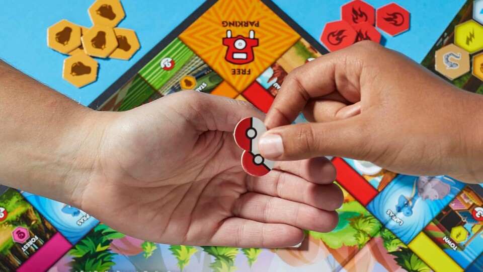 Bei Monopoly Pokémon wird kein Geld, sonder Pokébälle getauscht.
