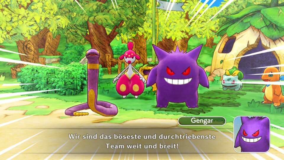 Gengar ist ebenfalls Anführer eines Retterteams, verkauft seine Hilfe aber lieber zu Wucherpreisen und giert nach der Weltherrschaft...