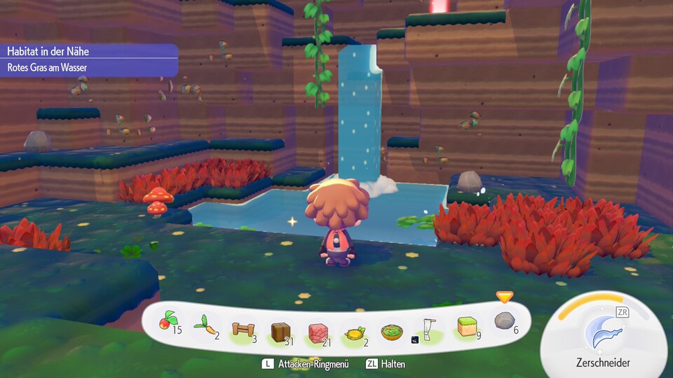 Wenn ihr die nötige Zeit investiert, könnt ihr in Pokopia schnuckelige, idyllische Gebiete erschaffen.