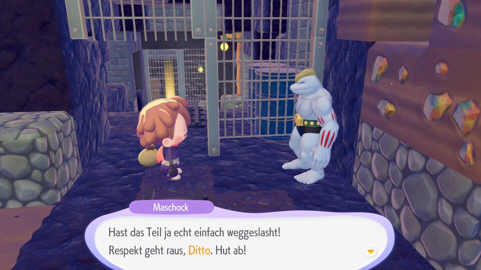 Es gibt zwar keine Vertonung, aber die Dialoge der Pokémon sind schön geschrieben und passen zum jeweiligen Wesen der Monster.