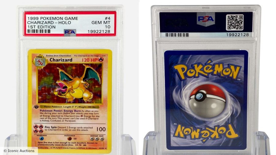 Pokémon Sammelkarte Glurak (Bild: Iconic Auctions)