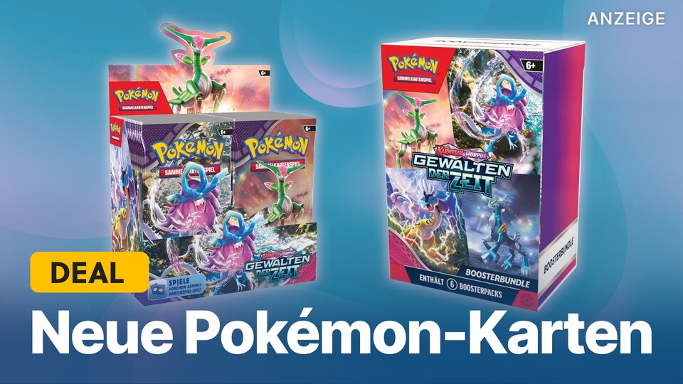 Die neuen Pokémon-Karten aus dem Gewalten der Zeit-Set sind heute erschienen und wie üblich in verschiedenen Boosterpack-Bundles verfügbar.