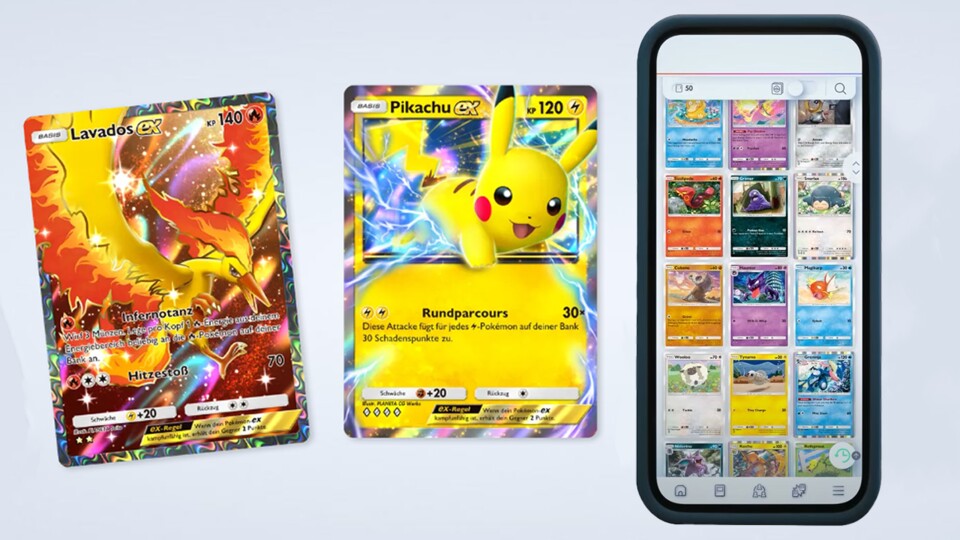 Das Pokémon Sammelkartenspiel bekommt mit Pocket eine neue App.