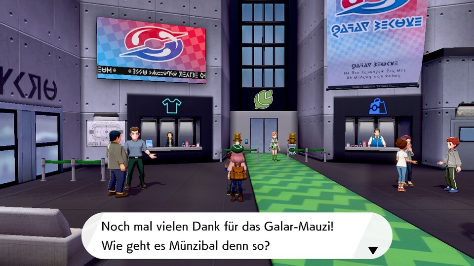 Hier bekommt ihr ein Galar-Mauzi.