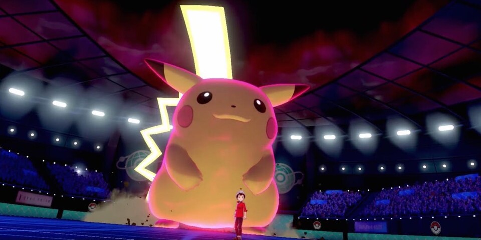 Wenn Pummel-Pikachu aus dem Ball hüpft, hören wir ein tiefes +quot;Piii+quot;.