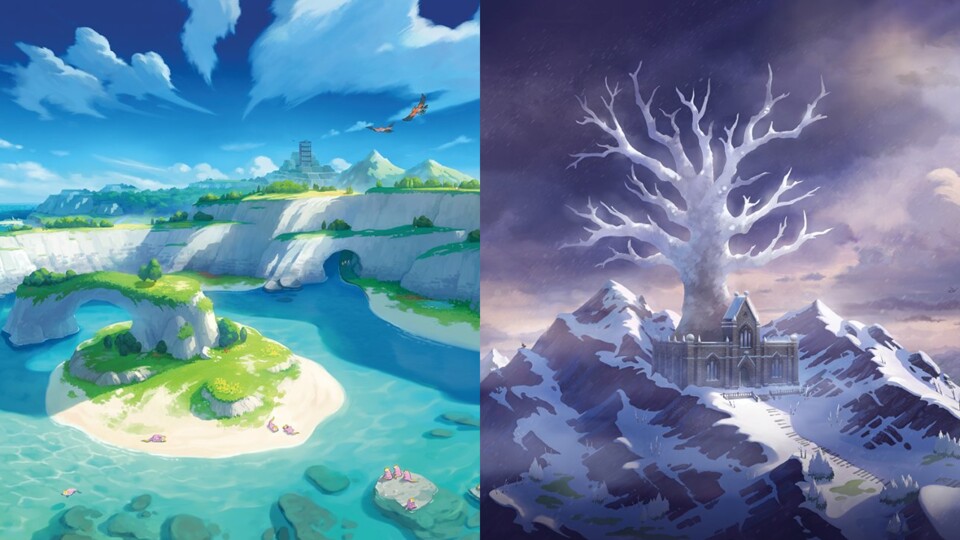 In den DLCs zu Pokémon Schwert & Schild reist ihr in zwei Regionen basierend auf dem Vereinigten Königreich.